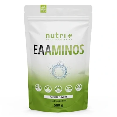 Image de Nutri + Eaa 9 acides aminés Poudre d&#039;EAA Neutral 500g Haute dose AAE instantanés goût neutre sans édulcorants, additifs &amp; artificiel Vegan Essential Aminos