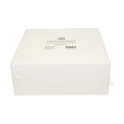 Image de FunCakes Cake Dummy Square: decorating, Reusable dummy, Make the perfect square 25x25x10 cm