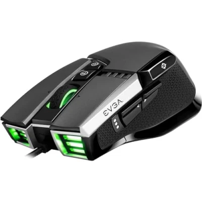 Image de EVGA X17 Gaming Mouse, Filaire, Grey, Personnalisable, 16 000 DPI, 5 Profils, 10 Boutons, Ergonomique 903 W1 17GR K3