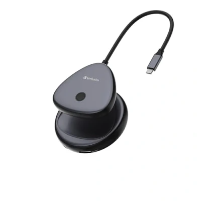 Image de Verbatim Share My Screen 4K Adaptateur d&#039;affichage d&#039;écran sans fil USB C avec hub WDA 02