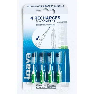 Image de Inava Trio Brossettes 4 Recharges Compact Taille : ISO6 2,2 mm
