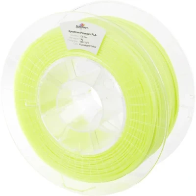 Image de Spectrum Filaments 80017 PLA Premium Filament luminescent 1.75 mm 1000 g fluo yellow, fluorescent, jaune 1 pc(s)