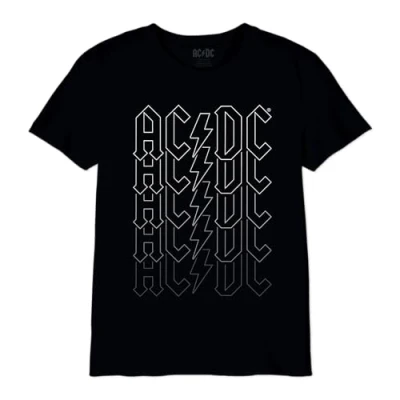 Image de AC/DC Garçon Giacdcrts015 T Shirt, Noir, 14 Ans EU