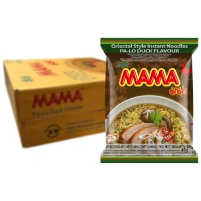 Image de MAMA Nouilles Instantanees Pa Lo Canard 30 x 55 g
