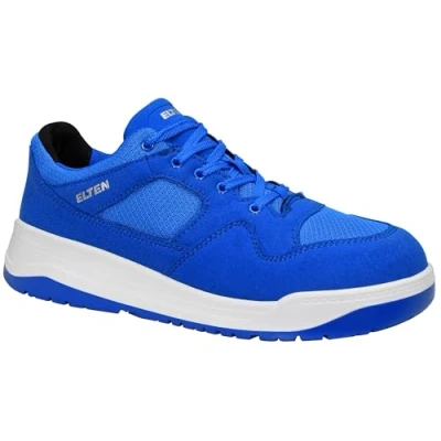 Image de ELTEN Chaussures de Sécurité Maverick Bleu Low ESD S1P, Homme, Textile, Embout Acier, Léger, Sportif, Bleu, Pointure : 45