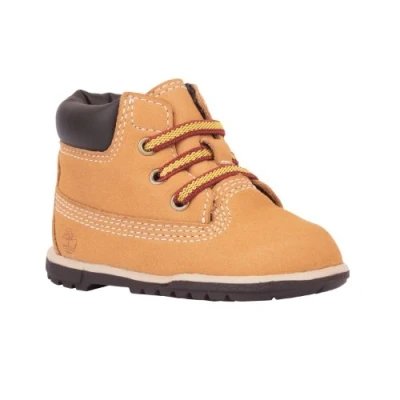 Image de Timberland Mixte Bébé 6 In Crib Bootie (Infant) Fashion sneakers, Jaune Wheat, 15 EU
