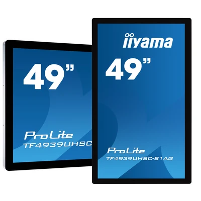 Image de iiyama Prolite TF4939UHSC B1AG Moniteur à écran Tactile 124,5 cm (49&quot;) 3840 x 2160 Pixels Plusieurs Pressions Multi utilisateur Noir
