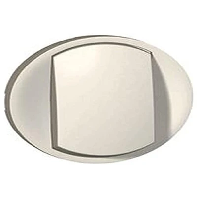 Image de Legrand 068001 Enjoliveur Large Céliane pour Interrupteur, Va et vient ou Poussoir Soft, Blanc