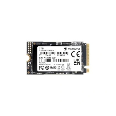 Image de Transcend SSD M.2 NVMe 2 To 2242 PCIe Gen4x4 max Lecture : 5 000 Mo/s Écriture 4 300 Clé M TS2TMTE410S