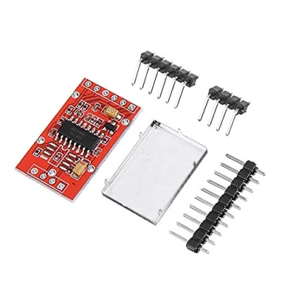 Image de DollaTek 5Pcs HX711 Module de capteur Pesage Pression Conversion A/N à Deux canaux et 24 Bits avec Support métallique