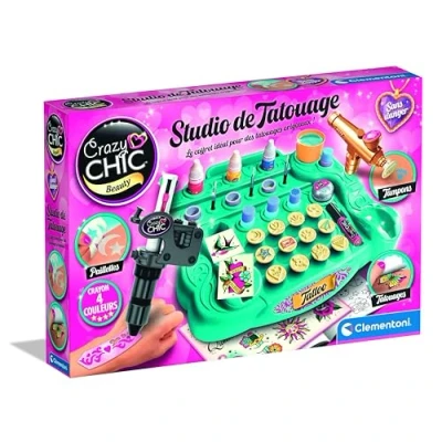 Image de CLEMENTONI Studio de tatouage pour enfant A partir 7 ans