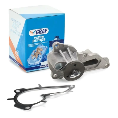 Image de GRAF PA1487 Pompe à eau avec joint d&#039;étanchéite mécanique pour système dentrainement courroie trapézoïdale nervures RENAULT: Clio V 3/5 portes