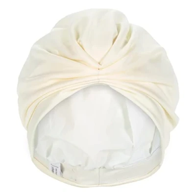 Image de Fashy Bonnet de Bain en Tissu pour Femme avec Fermeture Velcro Noir Taille Unique EU