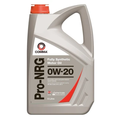 Image de Comma Pro Nrg 0W 20 5I Huile moteur NRG5L TOYOTA: Auris 5 portes, C HR, Yaris III 3/5 MITSUBISHI: ASX SUV, PAJERO 4, OUTLANDER 3