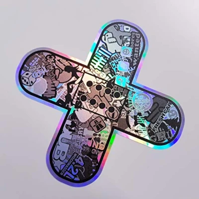 Image de folien zentrum Pansement Oilslick noir 8,5 x cm Autocollant de qualité supérieure pour tuning automobile OEM &amp; JDM amusant voiture