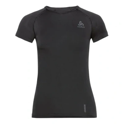 Image de Odlo Performance X Light Eco BL Top Crew Neck T. S Noir T shirt de course léger et éco responsable pour un confort optimal