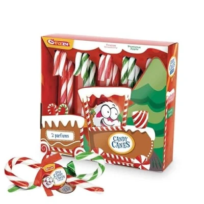 Image de Boîte de 10 Candy Canes vert