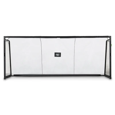 Image de EXIT Toys But de Football en Acier Forza Extra Grand pour Enfants Inclus Système d&#039;Anchorage Solide Le Jardin Entraînez Vos Compétences 500x200cm Noir