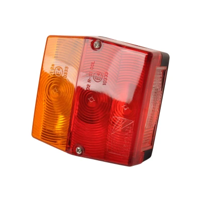 Image de Minipoint Feu arrière 5 pôles gauche/droit avec éclairage de la plaque d&#039;immatriculation Aspock Remorqueshop