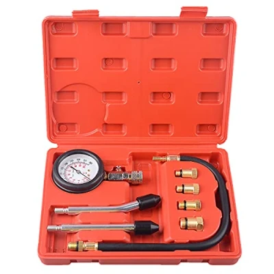 Image de DAYUAN Testeur de Compression, Coffret compressiomètre Set compresseur pour Tous Moteurs Deux Kfz M10 M12 M14 M18 0 20 bar &amp; 300 psi