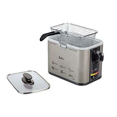 Image de Jata FR326E Friteuse, 1000 watts, Couleurs Noir / Argent, 1.3L