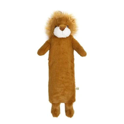 Image de Bouillotte Premium pour enfant Tuyau de 0,9 l Avec housse en fourrure synthétique douce caoutchouc naturel Différents modèles Lion