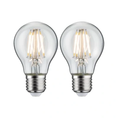 Image de Paulmann 28856 Lampe LED Poirette Filament E27 230V 2x470lm 2x5W 2700K Clair Lampes ampoule