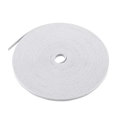 Image de Yosoo Courroie de Distribution GT2 10 Mètres Bande Synchronisation 6mm Largeur 2mm Pas pour Accessoire Imprimante 3D Module Universel Blanc