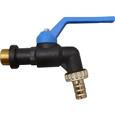 Image de S&amp;M M S &amp; 174056 Robinet à sphère 3/4&quot; Anti Polypropylène Noir + poignée Bleu