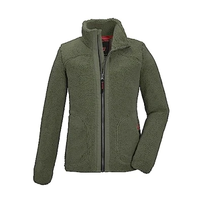 Image de killtec Fille Veste polaire/veste de transition KOW 137 GRLS FLC JCKT, dark olive, 152, 39879 000