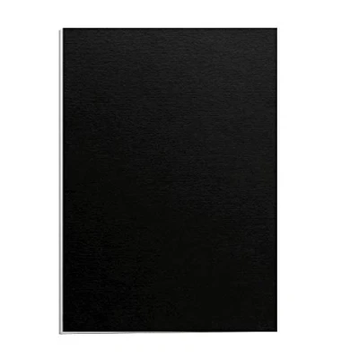 Image de Fellowes 5476602 Futura Pack de 100 colorées A4 Couvertures reliure polypropylène Noir