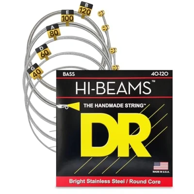 Image de DR String LR5 40 Hi Beam Jeu de cordes pour guitare basse