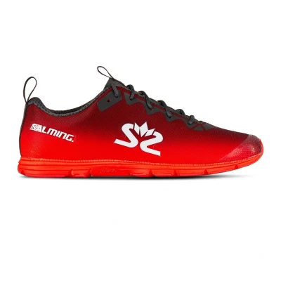 Image de Salming Damen Race 7 Wettkampfschuh Laufschuhe Dunkelgrau Rot 40