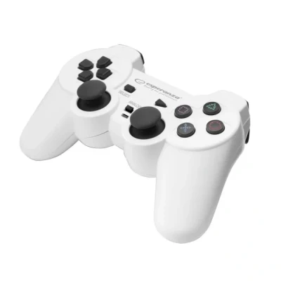 Image de Esperanza EGG107W accessoire de jeux vidéo Noir, Blanc USB 2.0 Manette jeu Analogique/Numérique PC, Playstation 3 Neuf
