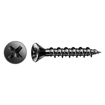 Image de SPAX GIX C 1791170390305 Lot de 1000 vis pour cloison sèche 3,9 x 30 mm Filetage HiLo, petite tête fraisée, cruciforme H2, panneaux fibres plâtre et éléments chape