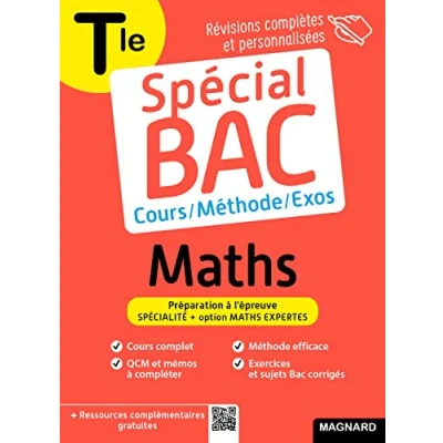 Image de Spécial Bac Maths Tle 2023: Cours complet, méthode, exercices et sujets pour réussir l&#039;examen Livre d’occasion Bon