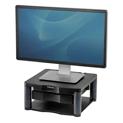 Image de Support standard pour écran LCD/TFT FELLOWES 9169301 Graphite Réglable en hauteur Garantie 1 an