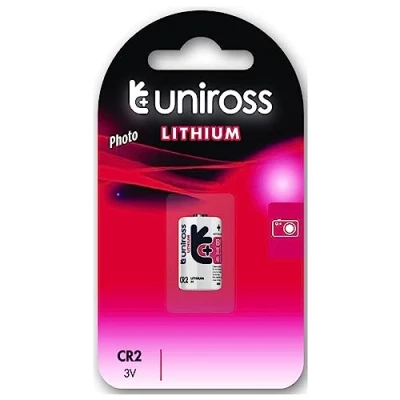 Image de Uniross Pack de 5 Piles Lithium CR2, 3V