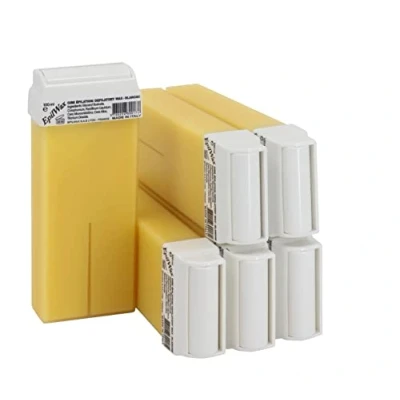 Image de EpilWax Roll On Cire Epilation à la Vanille Jambes, Aisselles, Corps Facile étaler et Retirer Lot de 6 Recharges/Cartouches 100 ml