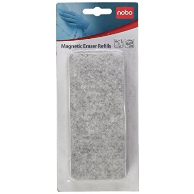 Image de Nobo Effaceur Magnétique pour Tableau Blanc, Surfaces Effaçables à Sec, 34533421, Noir