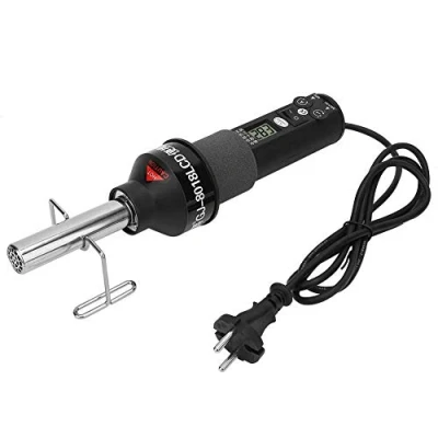Image de Pistolet à air chaud, 450 W 220 V thermique réglable LCD Station de soudage Dissolvant IC SMD BGA, fer souder température avec 4 buses
