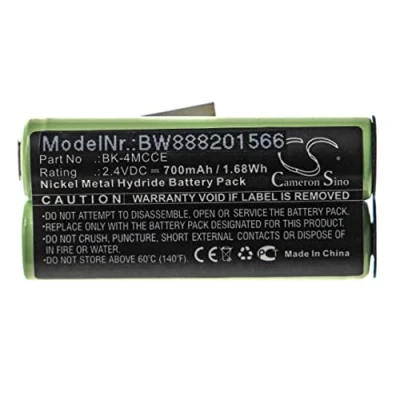 Image de vhbw 1x Batterie Compatible avec Waterpik Sensonic Plus SR 3000, 3000E Brosse à Dents électrique (700mAh, 2,4V, NiMH)