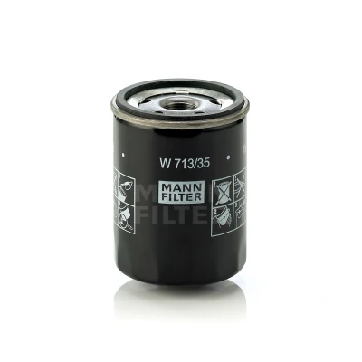 Image de MANN FILTER W 713/35 Filtre à huile M 20 X 1.5 vissé SMART: Forfour I, MITSUBISHI: COLT 6