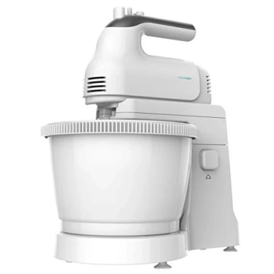 Image de Cecotec Robot Pétrisseur PowerTwist 500 Gyro. Bol Auto giratoire avec 3.5 L de Capacité, 5 Niveaux Vitesse, Fonction Turbo et 3 Accessoires, Sans BPA, 500W Puissance.