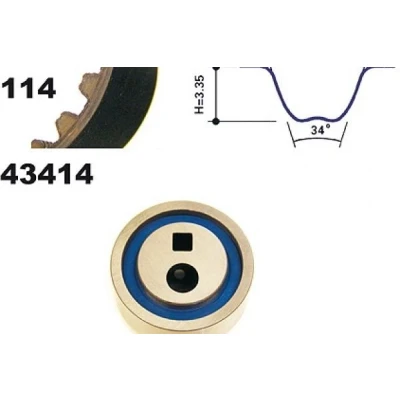 Image de MAPCO 23414 Kit de distribution 114 PEUGEOT: 205 II 3/5 portes, 306 406 Berline, CITROËN: Berlingo / First I, Xsara 5 portes