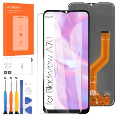 Image de Arbilato LCD Écran pour Blackview A70/A70 Pro Numériseur Tactile Remplacement Verre Full Assemblée Réparation Kits 6.52