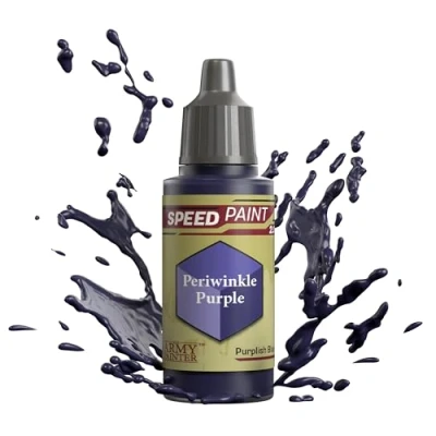 Image de The Army Painter Speedpaint Periwinkle Purple 2.0, Peinture Acrylique Unique 18ml Solution De à Une Couche pour Figurines comme Warhammer 40k et Dungeons and Dragons.