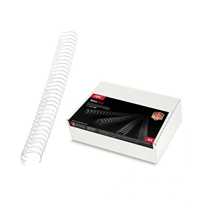 Image de GBC RG810470 Lot de 100 Peignes métalliques WireBind Blanc