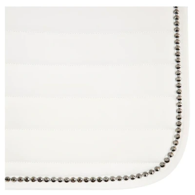Image de BR tapis de selle Côte d&#039;Ivoire C Wear dressage Cob Blanc
