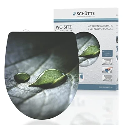 Image de SCHÜTTE 82583 Rain Drop Abattant WC